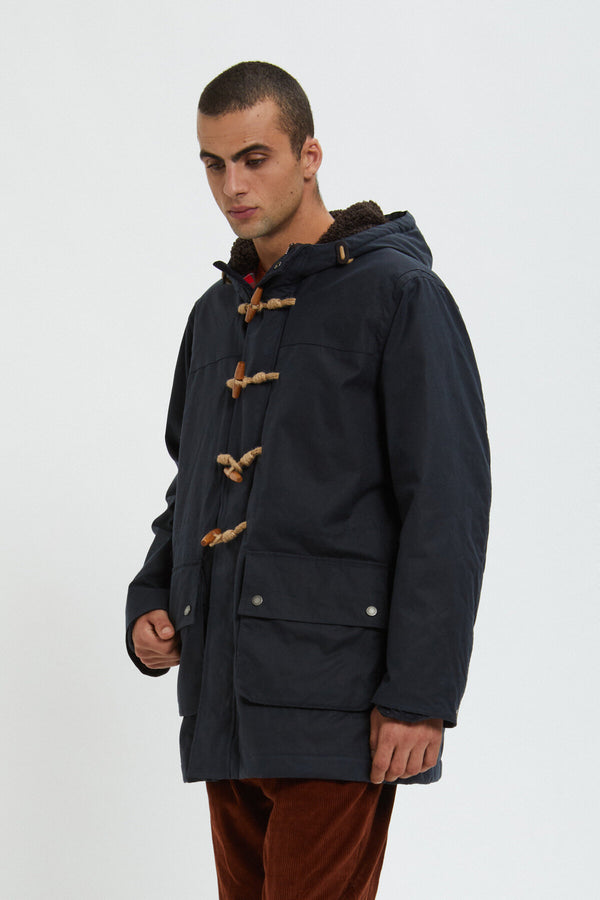 Duffle-coat ciré