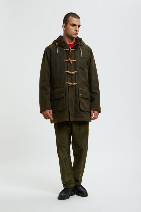 Duffle-coat ciré