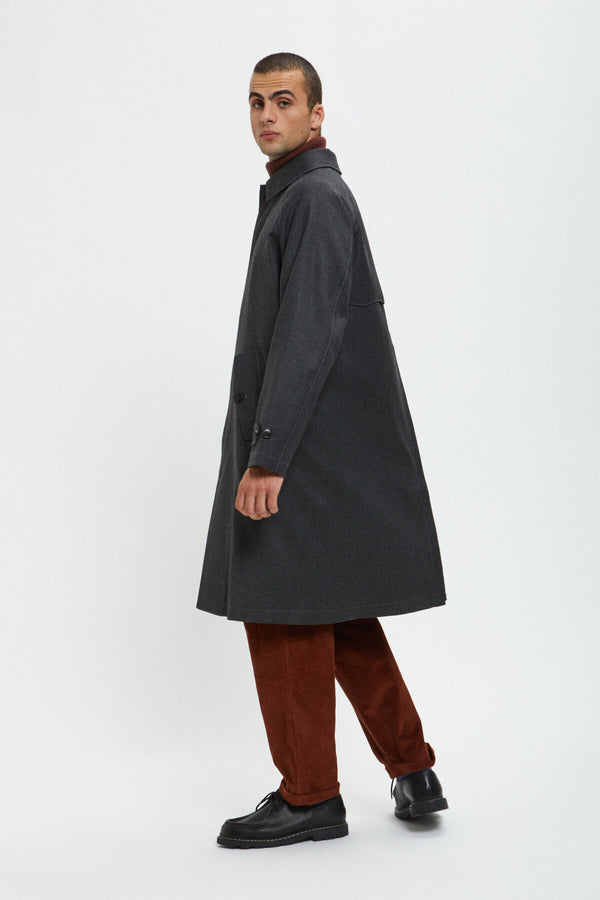 Wool Raglan Coat