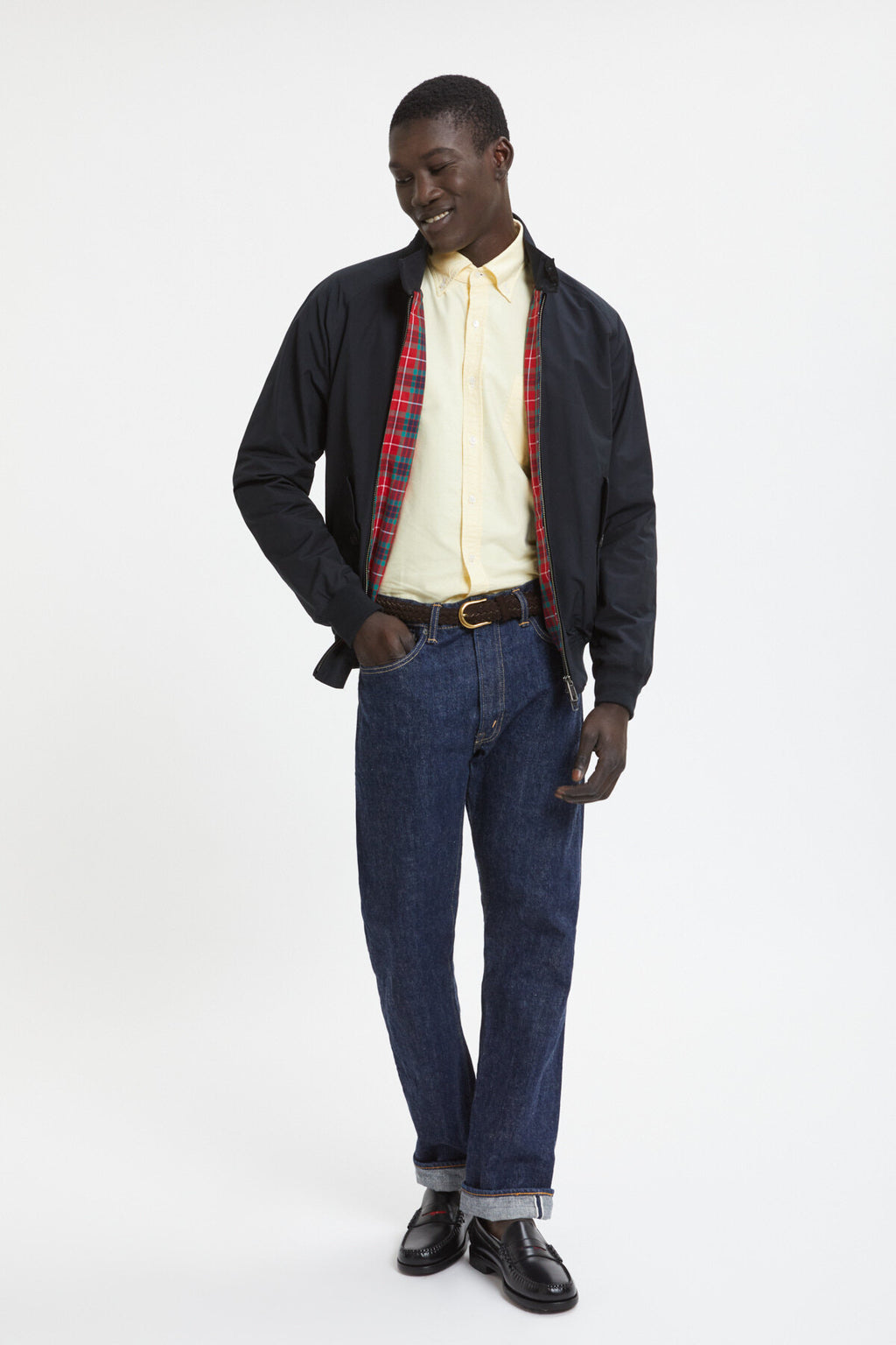 G9 Harrington Jacket Dark Navy | Baracuta