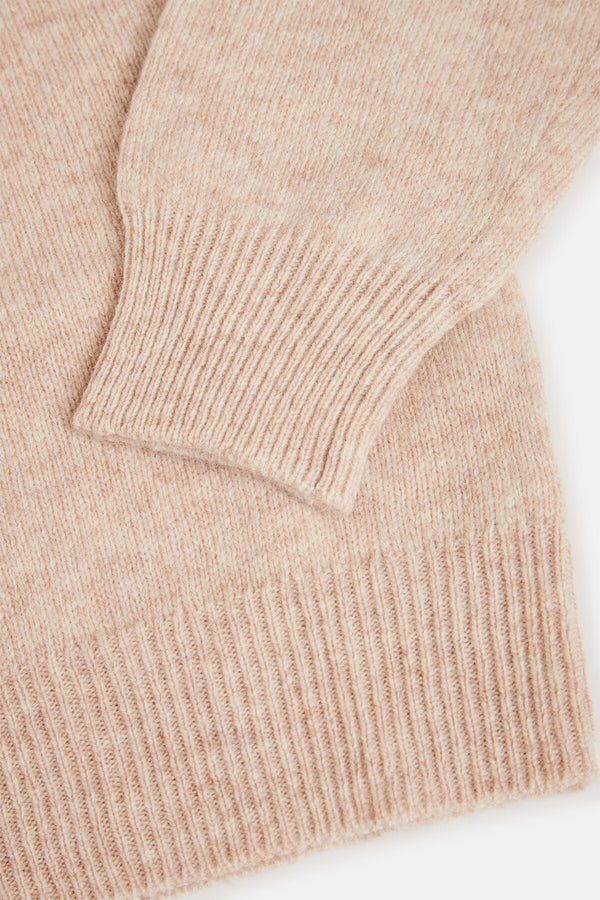 Pull col ras du cou en laine Shetland