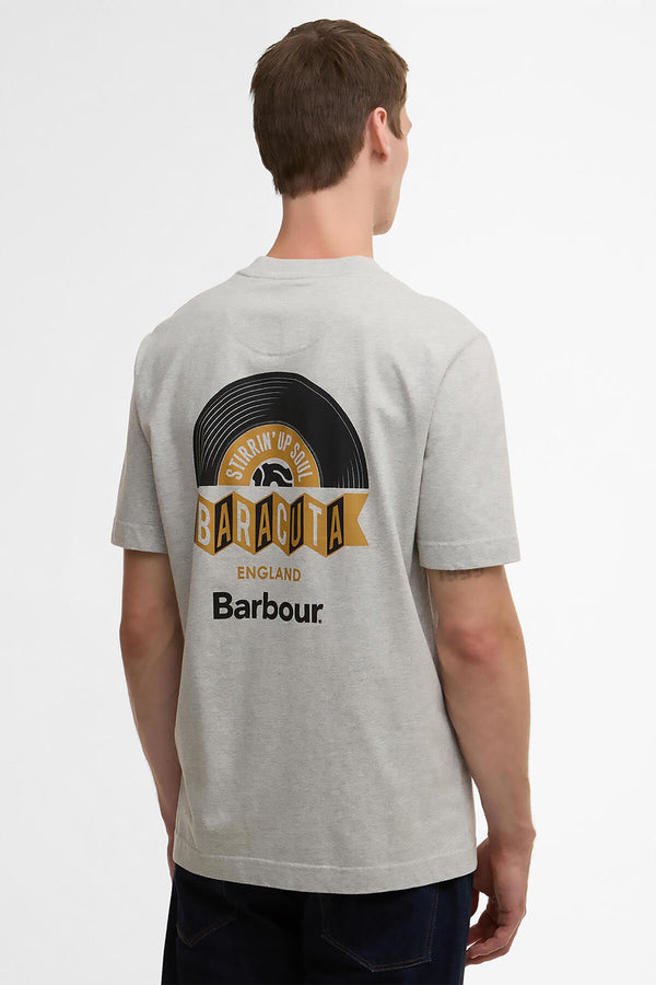 T-shirt oversize Vinyl Barbour x Baracuta