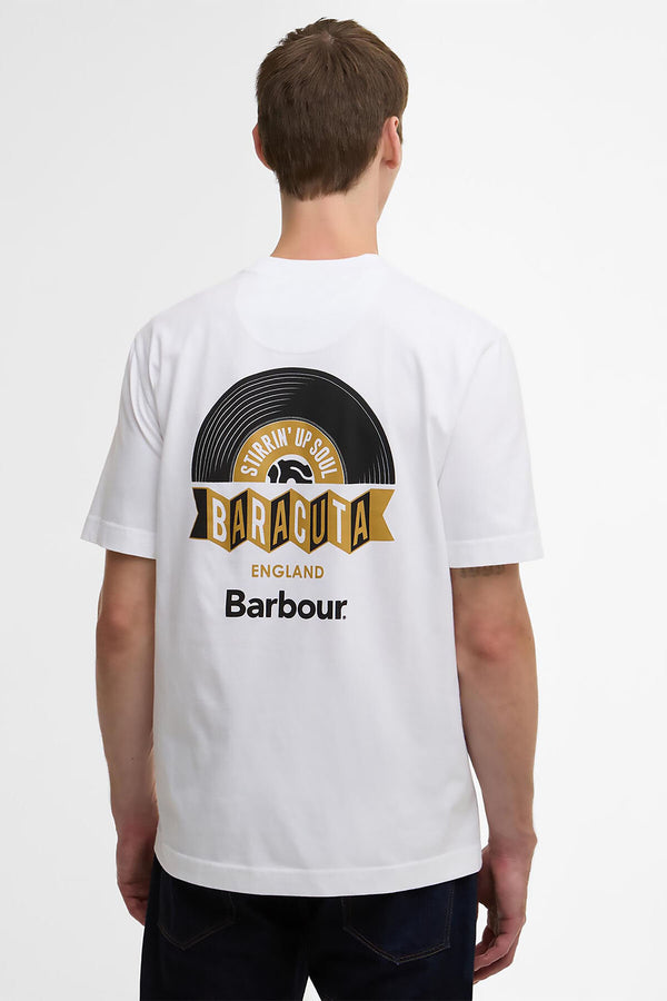 T-shirt oversize Vinyl Barbour x Baracuta